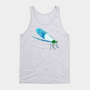 Blue damselfly Tank Top